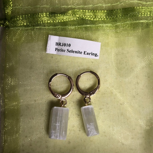 Jewelry - Selenite Petite Huggie Earrings